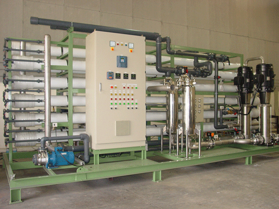 Reverse osmosis package plant