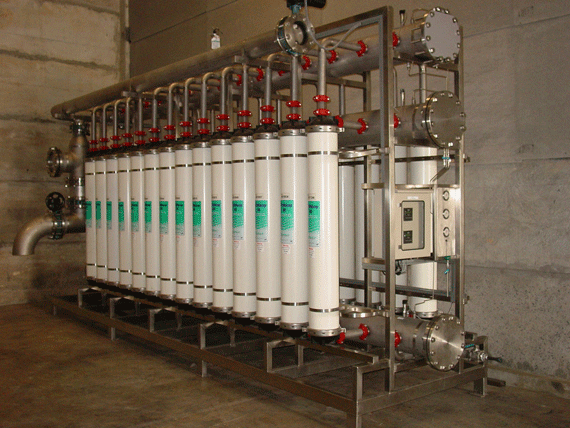 Ultra-filtration package plant